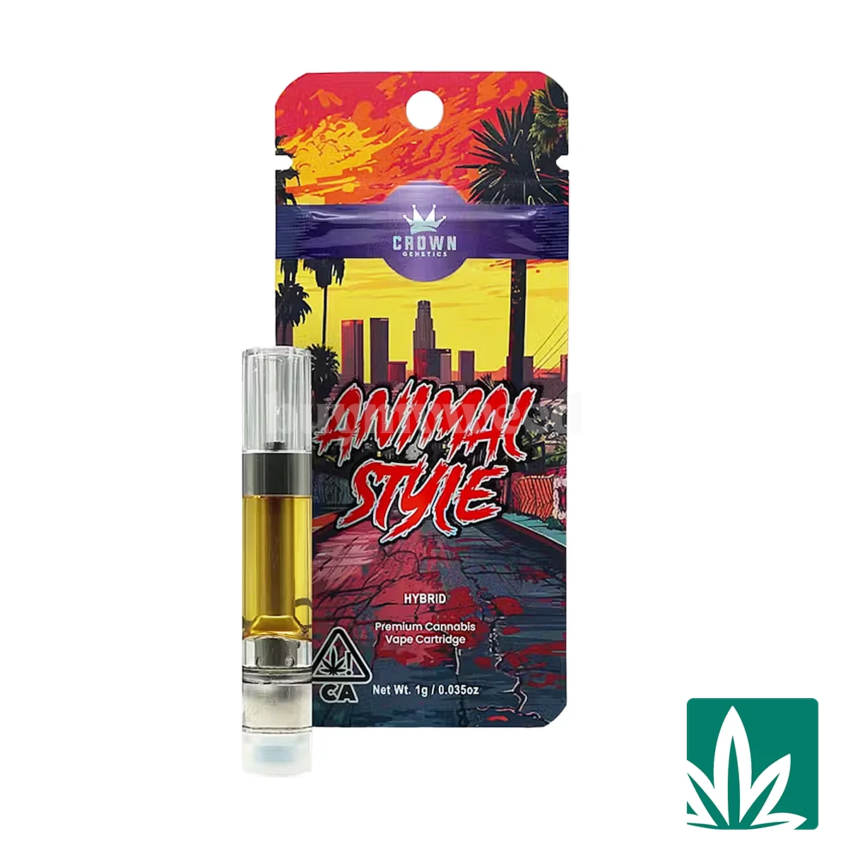 Crown Genetics 510 Cart (1g) – Animal Style