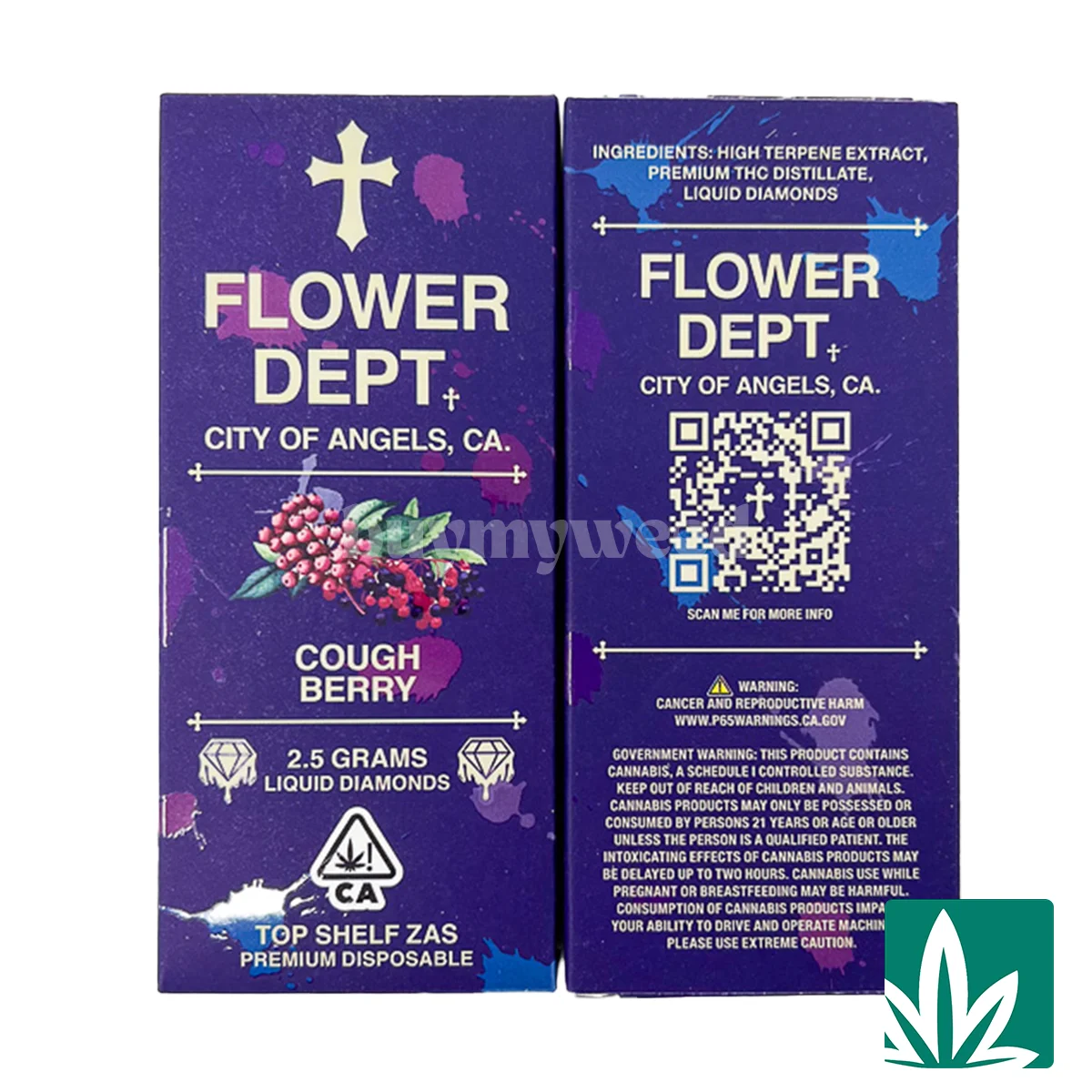 Flower Dept Liquid Diamond Disposable (2.5g) – Cough Berry