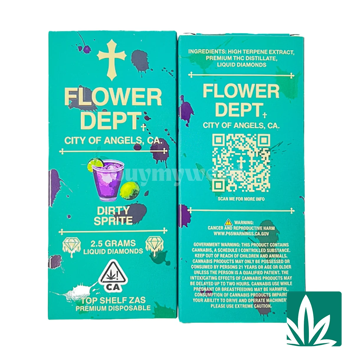 Flower Dept Liquid Diamond Disposable (2.5g) – Dirty Sprite